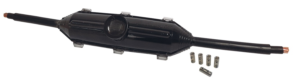 BOITE RESINE JONCTION 4X35 AVEC CONNECTIQUE *