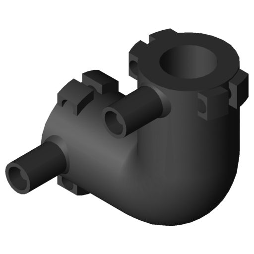 [GFI753101906] COUDE 90° MONOBLOC D20 F/F NF136 - 8022241 CF020090
